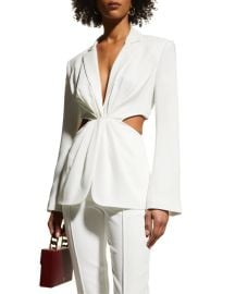 Cinq a Sept Regine Cutout Blazer at Neiman Marcus