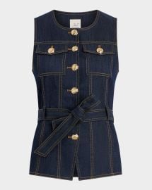 Cinq a Sept Renee Denim Vest at Neiman Marcus