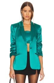 Cinq a Sept Satin Nikki Top and Kylie Blazer at Revolve