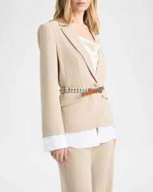 Cinq a Sept Vittoria Layered Jacket at Neiman Marcus