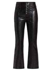 Cinq a Sept Wallace Faux Leather Bootcut Ankle Pants at Saks Fifth Avenue