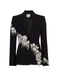 Cinq agrave Sept Candace Floral Embellished Blazer Bloomingdales at Bloomingdales