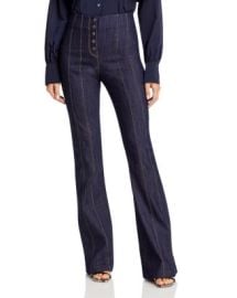 Cinq agrave Sept Carolina Seamed Flare Jeans in Indigo Bloomingdales at Bloomingdales