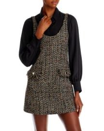 Cinq agrave Sept Confetti Tweed Mixed Media Dress Bloomingdales at Bloomingdales