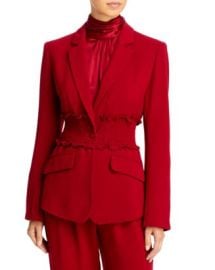 Cinq agrave Sept Cyndi Smocked Waist Blazer   Bloomingdales at Bloomingdales