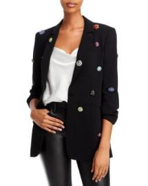 Cinq agrave Sept Ditsy Khloe Embellished Blazer   Bloomingdales at Bloomingdales