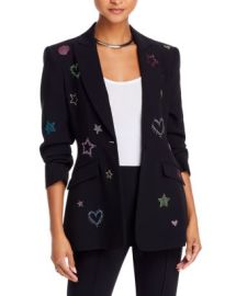 Cinq agrave Sept Embellished Scrunch Sleeve Blazer - 100 Exclusive Bloomingdales at Bloomingdales