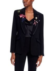 Cinq agrave Sept Jaden Ribbon Appliqueacute Blazer Bloomingdales at Bloomingdales