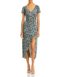 Cinq agrave Sept Kacydie Swirl Midi Dress Bloomingdales at Bloomingdales