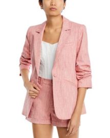 Cinq agrave Sept Khloe Ruched Sleeve Blazer Bloomingdales at Bloomingdales