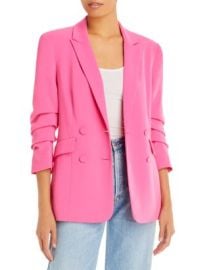 Cinq agrave Sept Kris Ruched Sleeve Blazer   Bloomingdales at Bloomingdales