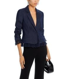 Cinq agrave Sept Le Petit Roxie Denim Jacket Bloomingdales at Bloomingdales