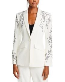 Cinq agrave Sept Lilac Vine Embellished Jacket Bloomingdales at Bloomingdales