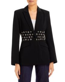 Cinq agrave Sept Loisa Embellished Crepe Blazer   Bloomingdales at Bloomingdales