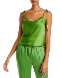 Cinq agrave Sept Marta Beaded Tassel Silk Camisole Bloomingdales at Bloomingdales