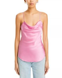 Cinq agrave Sept Marta Cowl-Neck Silk Cami Bloomingdales at Bloomingdales