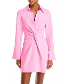 WornOnTV: Kit’s pink twist front dress on Access Hollywood | Kit Hoover ...