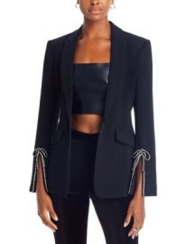 Cinq agrave Sept Rhinestone Bow Cuff Blazer Bloomingdales at Bloomingdales