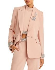 Cinq agrave Sept Stacked Jewelry Embellished Blazer Bloomingdales at Bloomingdales