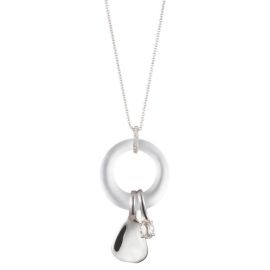 Circle Link Necklace with Liquid Metal Charms at Alexis Bittar