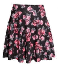 Circular Floral Skirt at H&M