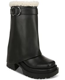 Circus NY by Sam Edelman Womens Noah Buckled Cuffed Lug Platform Boots - Macys at Macys