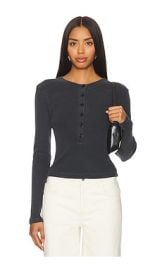 Citizens Of Humanity Varra Henley In Charcoal Mineral at Revolve