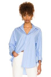 Citizens of Humanity Kayla Shirt in Canyon Stripe at Revolve