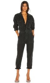 Citizens of Humanity Marta Jumpsuit in Washed Black at Revolve