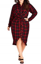 City Chic Twister Shirtdress  Plus Size at Nordstrom