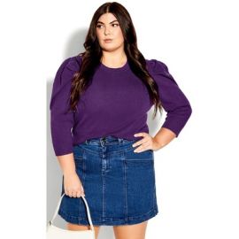 City Chic Womenx27s Plus Size Romee Jumper - Petunia - 20w Target at Target