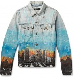 City Dragon Trucker Jacket by Amiri at Mr Porter