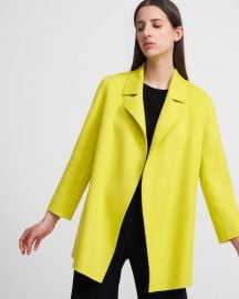 Clairene Jacket In Double-Face Wool-Cashmere at Theory