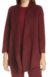 Clairene Luxe Shawl Collar Coat by Theory at Nordstrom