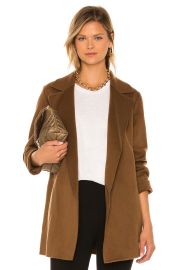  Clairene Shawl Collar Jacket in Russet at Theory