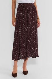 Clara Brown Polka Dot Midi Skirt at Avara