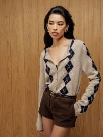 Clara Cashmere Crew Cardigan at Reformation