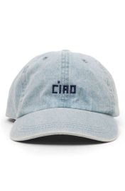 Clare V. Denim Adjustable Baseball Cap at Nordstrom