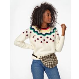 Clare V Sweaters Clare V Charmant Fair Isle Cream Crewneck Sweater Wool Alpaca Size Medium Nwt Poshmark at Poshmark