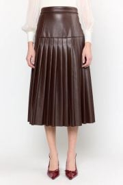 Clarissa Skirt - Maroon at Christy Lynn