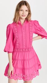 WornOnTV: Amanda’s pink lace detail mini dress on The Talk | Amanda ...