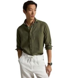 Classic Fit Linen Shirt at Bloomingdales