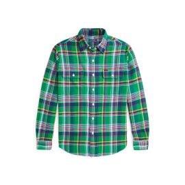 Classic Fit Plaid Flannel Workshirt at Ralph Lauren