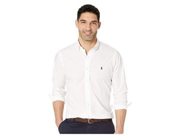 Classic Fit Poplin Sport Shirt at Zappos