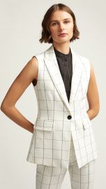  Classic Grid Plaid Vest by Argent at Argent