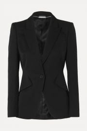 Classic Single-Breasted Suiting Blazer by Alexander McQueen at Net A Porter