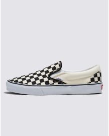 Classic Slip-On Wide Checkerboard Shoe at Vans