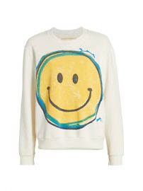 Classic Smiley Face Sweatshirt by Raquel Allegra at Saks Fifth Avenue