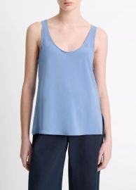 Classic Stretch-Silk Bias Tank in Products Women at Vince