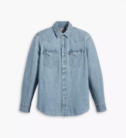 Classic Western Standard Fit Shirt - Medium Wash Levix27s US at Levis